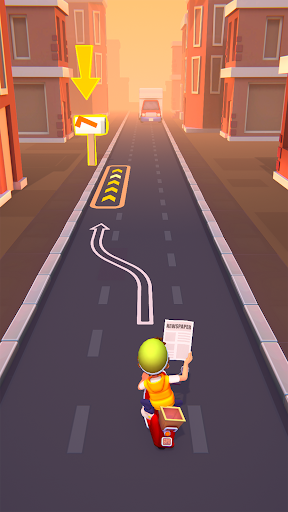Paper Boy Race: Racing game 3D - عکس برنامه موبایلی اندروید