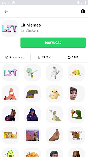 Whats Meme Stickers WASticker for Android - Download