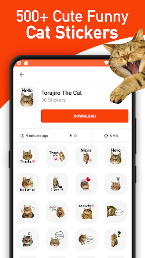 New Cat Memes Stickers For WhatsApp WAStickerApps - Image screenshot of android app