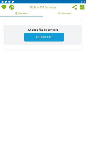 EPUB to PDF Converter - عکس برنامه موبایلی اندروید