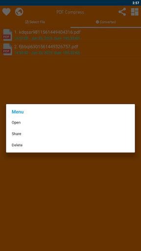 PDF Compressor - compress pdf - عکس برنامه موبایلی اندروید