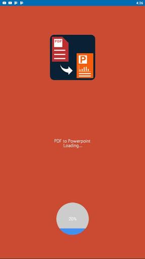 PDF to PPTX & PPT Converter - Image screenshot of android app