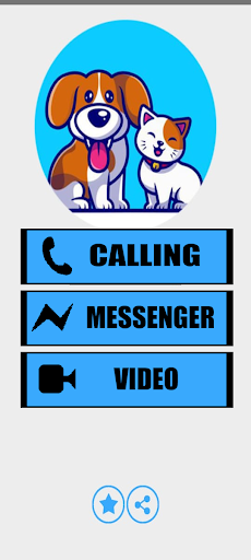 Fake Call Cat and Dog - عکس برنامه موبایلی اندروید