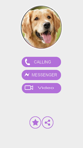 Fake Call From Dog - عکس برنامه موبایلی اندروید