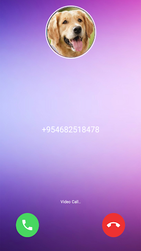 Fake Call From Dog - Image screenshot of android app