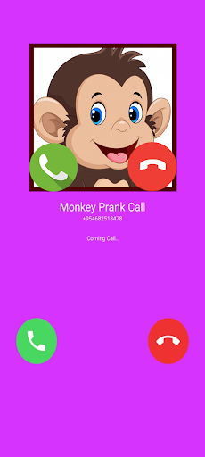 Fake Call Monkey - Prank Video - عکس برنامه موبایلی اندروید