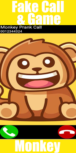 Fake Call Monkey Game - عکس برنامه موبایلی اندروید
