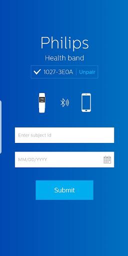 Philips Health band - عکس برنامه موبایلی اندروید