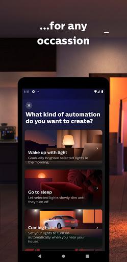 Philips Hue - عکس برنامه موبایلی اندروید
