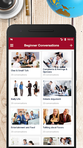 English Conversation 4Speak - Image screenshot of android app
