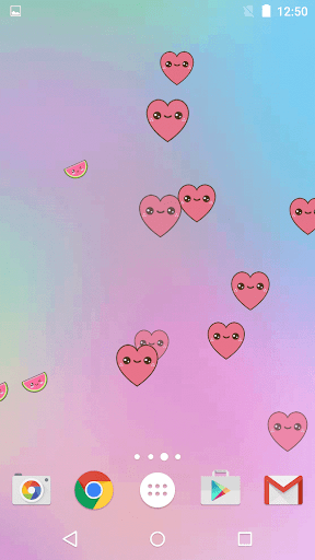 Cute Live Wallpaper - Image screenshot of android app