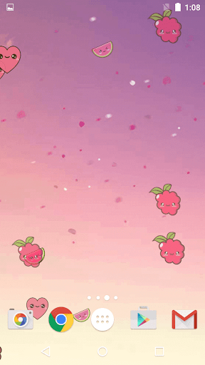 Cute Live Wallpaper - Image screenshot of android app