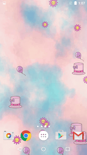 Cute Live Wallpaper - Image screenshot of android app