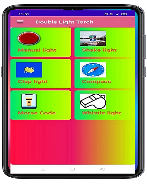 Shake Clap Whisle Flashlight - عکس برنامه موبایلی اندروید