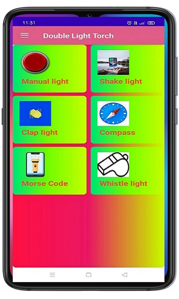 Shake Clap Whisle  Flashlight - عکس برنامه موبایلی اندروید