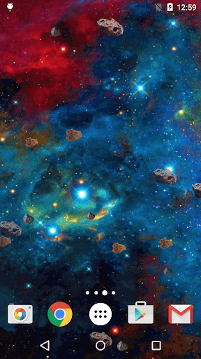 Galaxy Live Wallpaper HD - عکس برنامه موبایلی اندروید