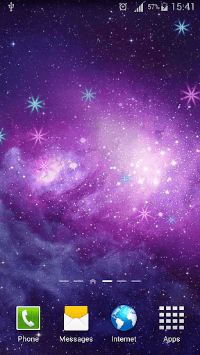 Galaxy Parallax Live Wallpaper - عکس برنامه موبایلی اندروید