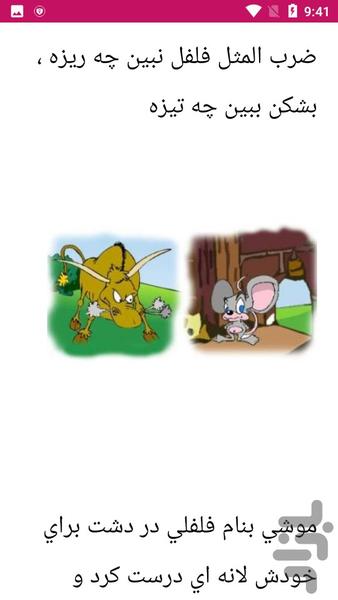 مجموعه ای از ضرب المثل ها - عکس برنامه موبایلی اندروید