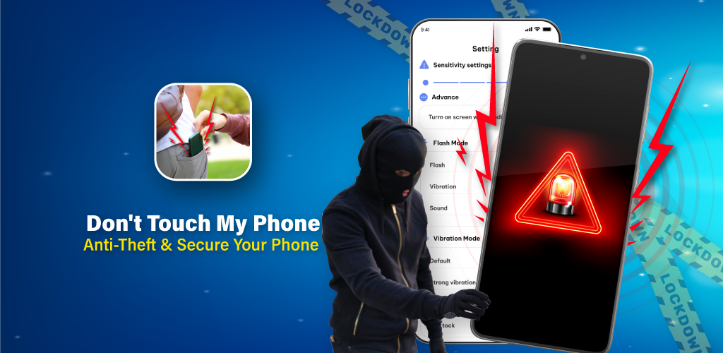 Don't Touch Phone: AntiTheft - عکس برنامه موبایلی اندروید