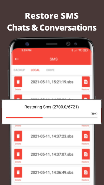 Phone Backup and Restore - عکس برنامه موبایلی اندروید