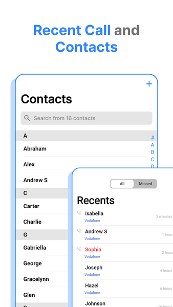Contacts - Image screenshot of android app