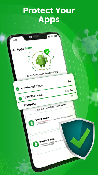 Antivirus: Junk Cleaner - عکس برنامه موبایلی اندروید