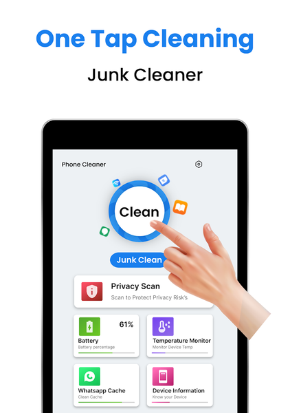 Phone Cleaner - ELA Junk Clean - عکس برنامه موبایلی اندروید