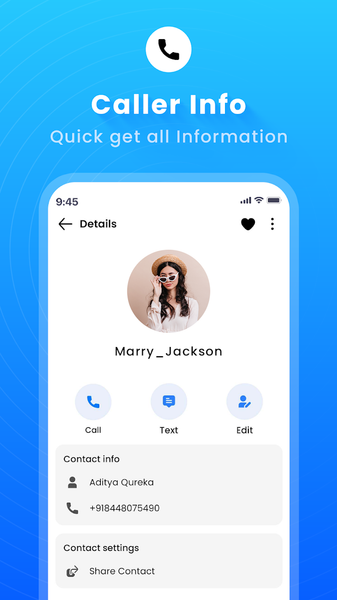 Contacts - عکس برنامه موبایلی اندروید