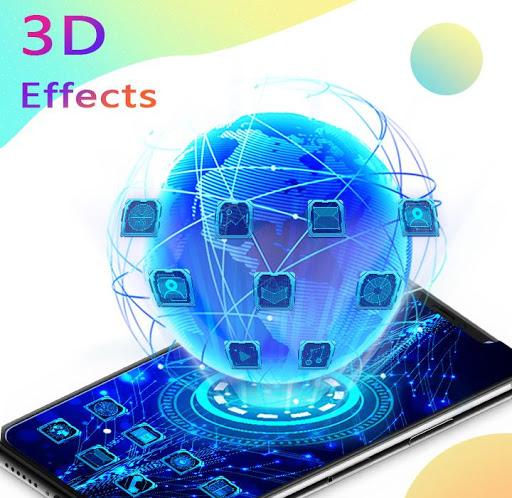 U Launcher 3D: New Launcher 2019, 3d themes - عکس برنامه موبایلی اندروید