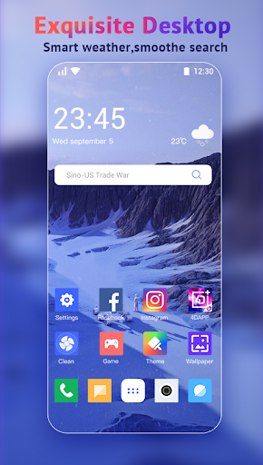 U Launcher Lite-Hide apps - Image screenshot of android app