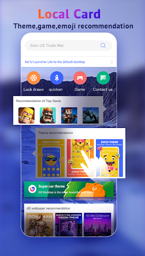 U Launcher Lite-Hide apps - عکس برنامه موبایلی اندروید