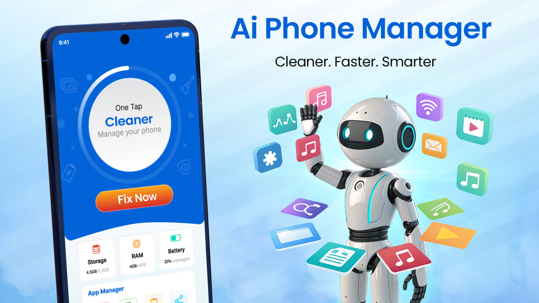 Ai Phone Cleaner & Cleanup - عکس برنامه موبایلی اندروید