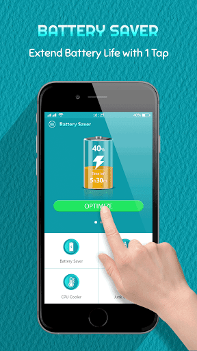 Battery Saver, Fast Charging & Phone Cleaner - عکس برنامه موبایلی اندروید