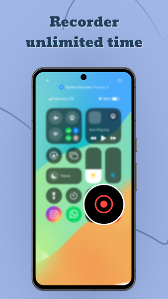 Control Center IOS 18 - عکس برنامه موبایلی اندروید