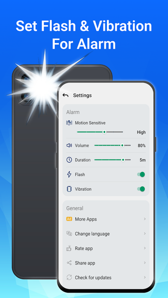 Touch Alarm - Phone Anti Theft - عکس برنامه موبایلی اندروید