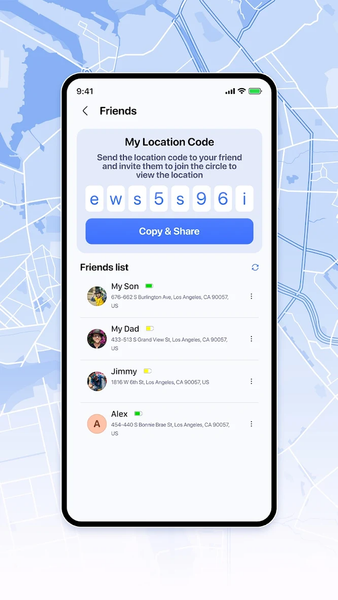 GPS Sharing: Location Tracker - Image screenshot of android app