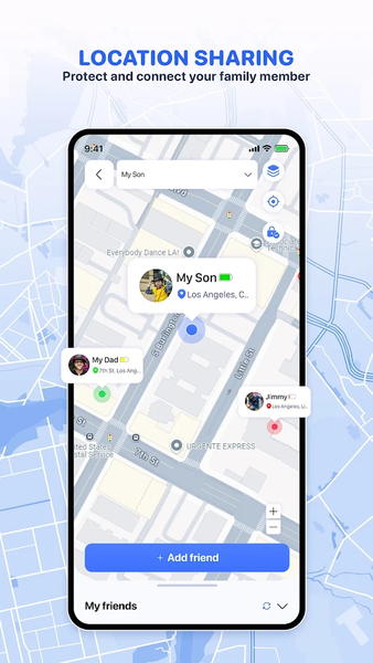 GPS Sharing: Location Tracker - Image screenshot of android app