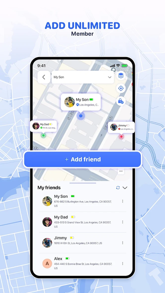 GPS Sharing: Location Tracker - Image screenshot of android app