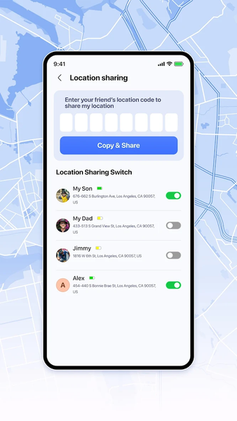 GPS Sharing: Location Tracker - Image screenshot of android app