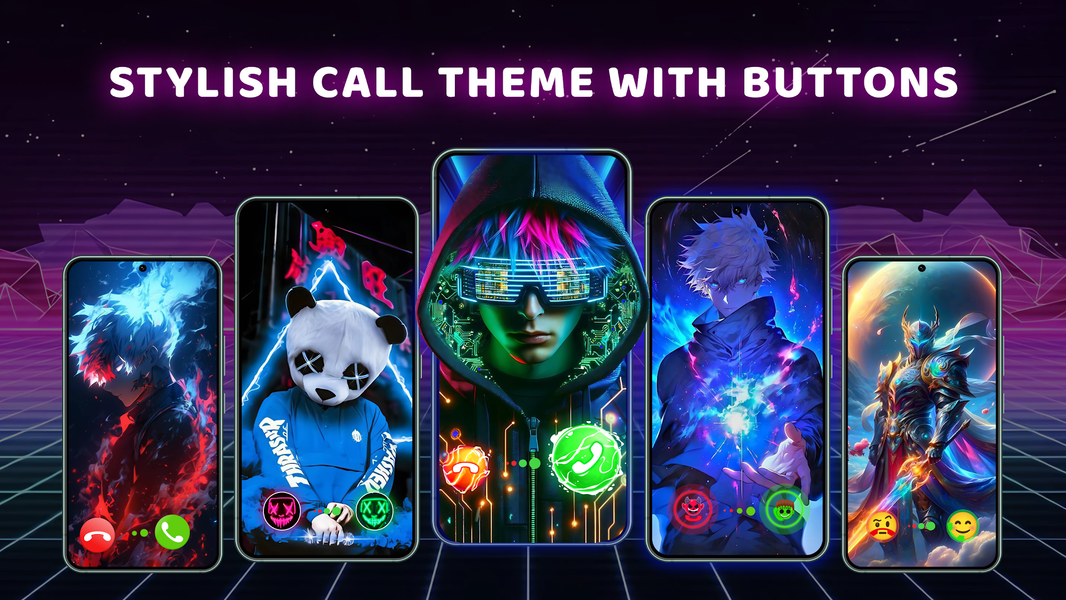 Color Phone: Call Screen Theme - عکس برنامه موبایلی اندروید