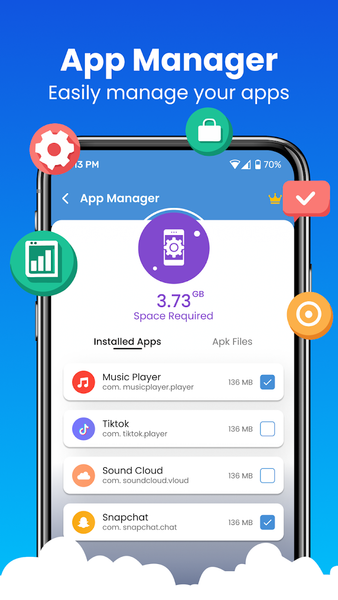 Cleaner: AI Phone Clean - عکس برنامه موبایلی اندروید