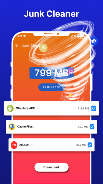 Phone Cleaner: Virus Remover - عکس برنامه موبایلی اندروید