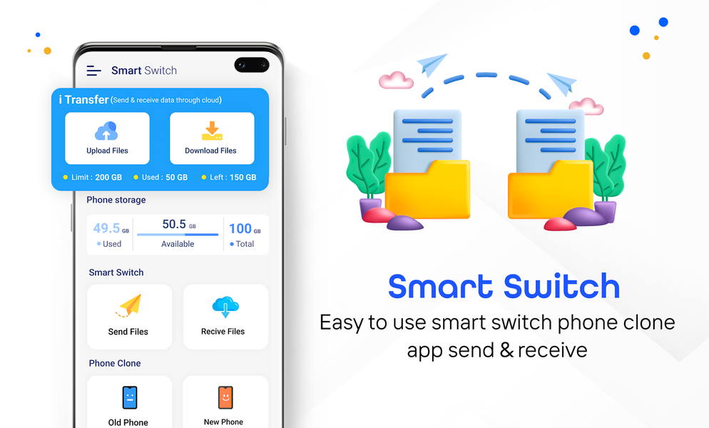 Smart Phone Data Transfer - عکس برنامه موبایلی اندروید