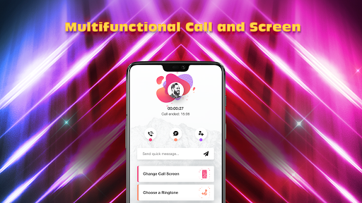Call Screen Themes: Color Phone Flash, Ringtones - Image screenshot of android app
