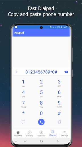 Phone Dialer: Contacts & Calls - عکس برنامه موبایلی اندروید