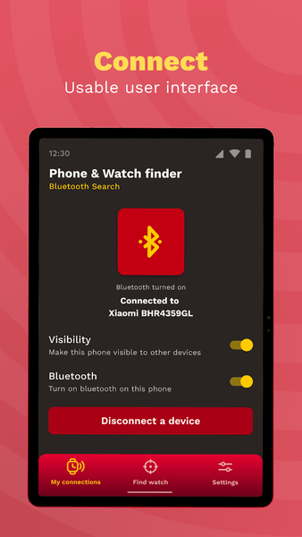 Phone & Watch finder - Image screenshot of android app