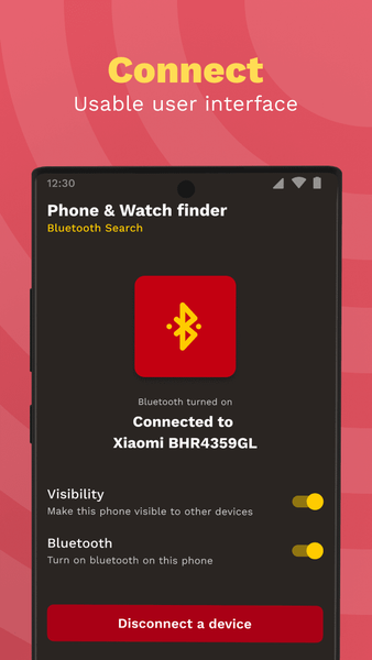 Phone & Watch finder - Image screenshot of android app