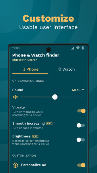 Phone & Watch finder - Image screenshot of android app