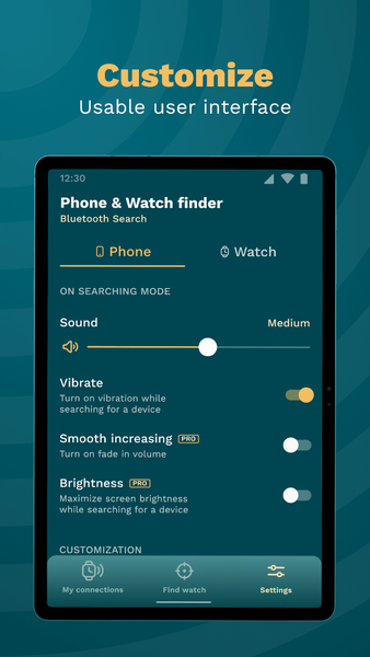 Phone & Watch finder - Image screenshot of android app