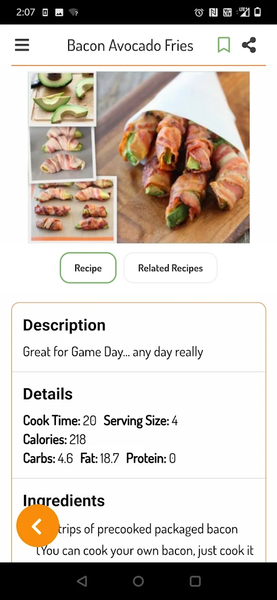 MyFridgeFood - Image screenshot of android app